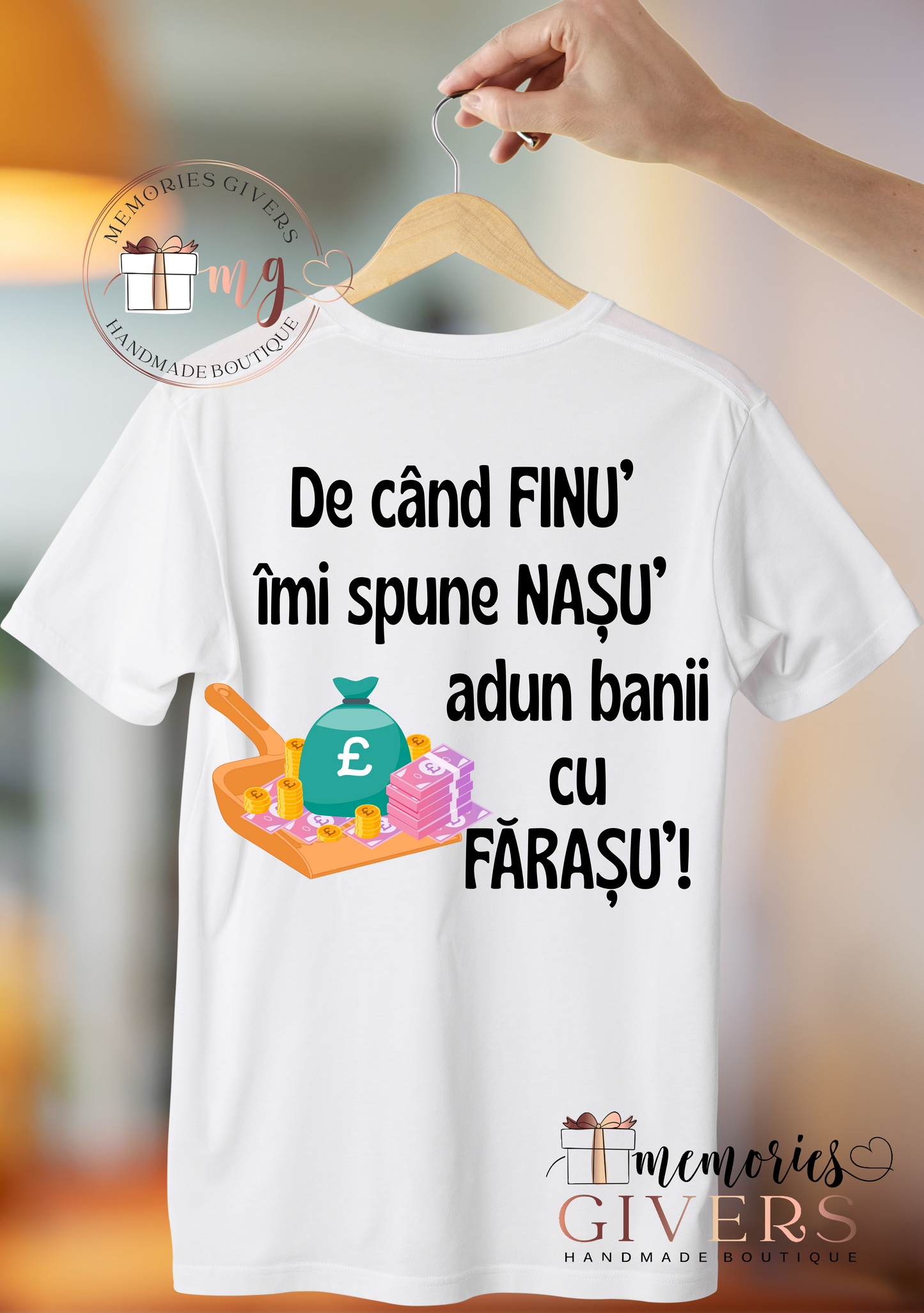 Tricou alb pentru NAȘ