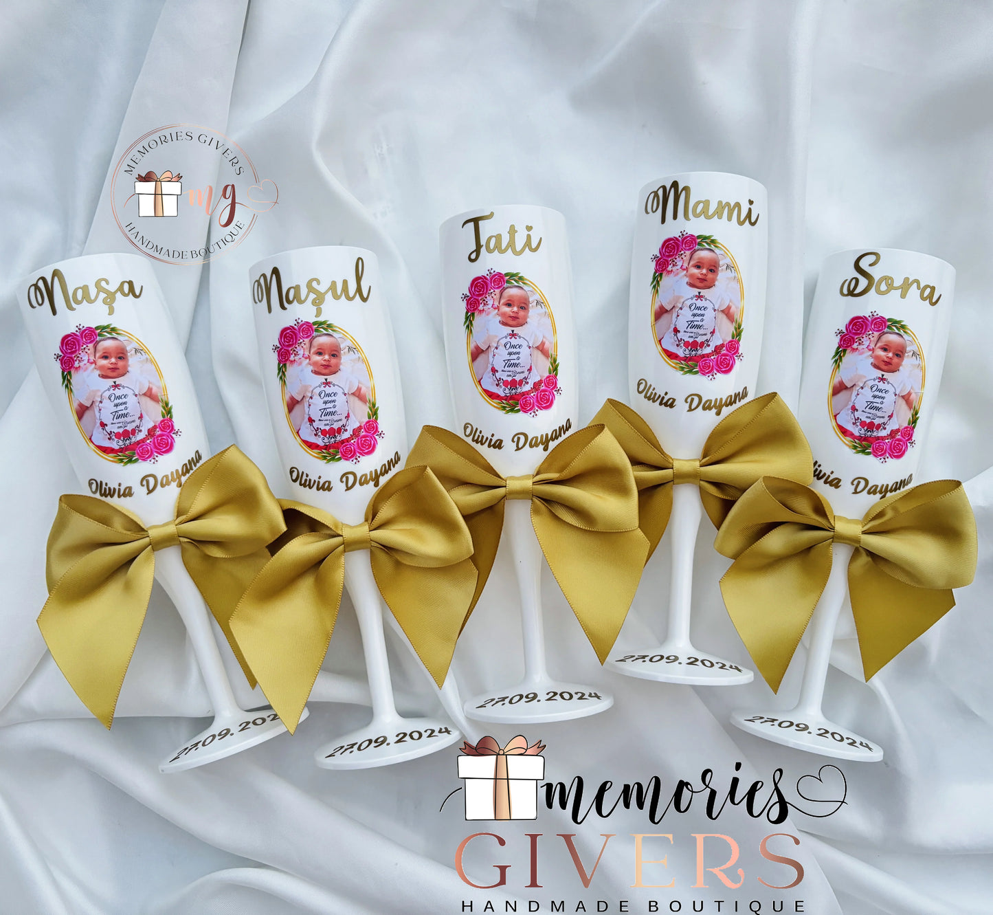 Pahare personalizate Botez
