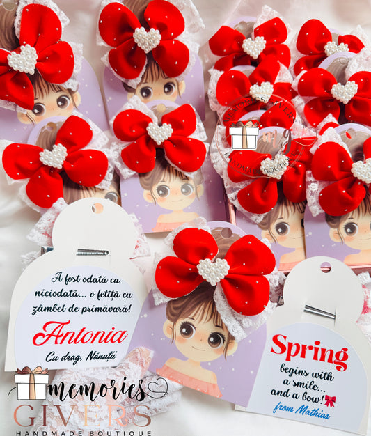 Mărțișor - clamă de păr