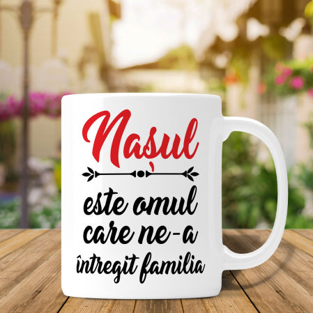 Căni personalizate pentru Nașii de Cununie
