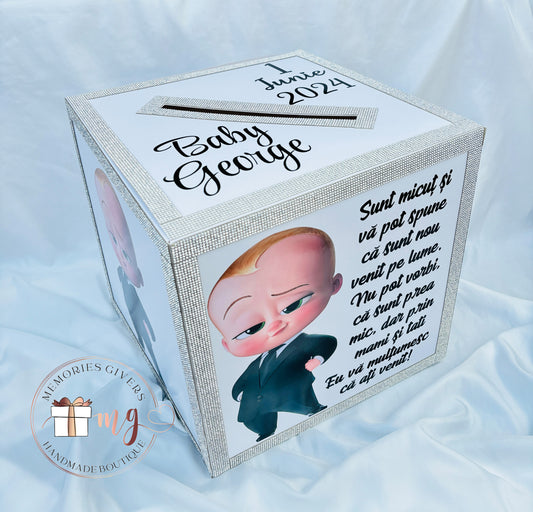 Cutie din carton pentru bani/dar