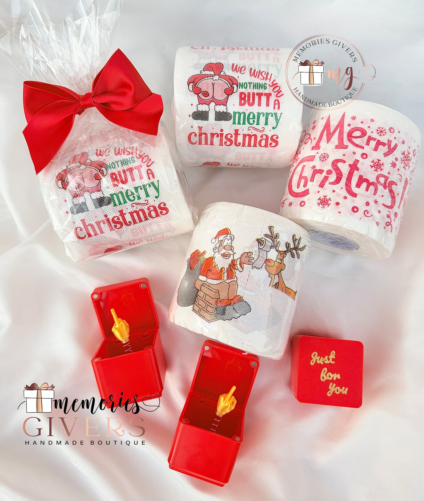 Hârtie igienică de Crăciun cu sau fără cutiuța cu "Semnul Păcii"🖕🏼🤣