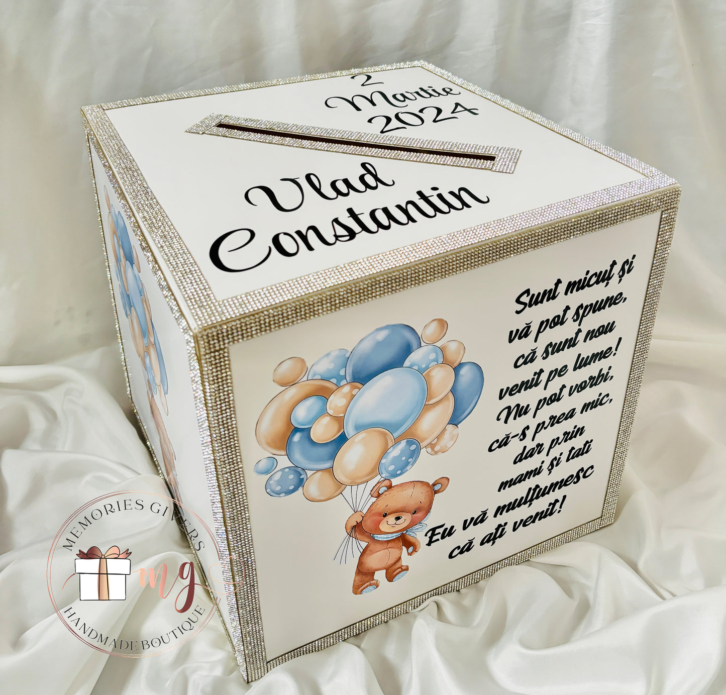 Cutie din carton pentru bani/dar