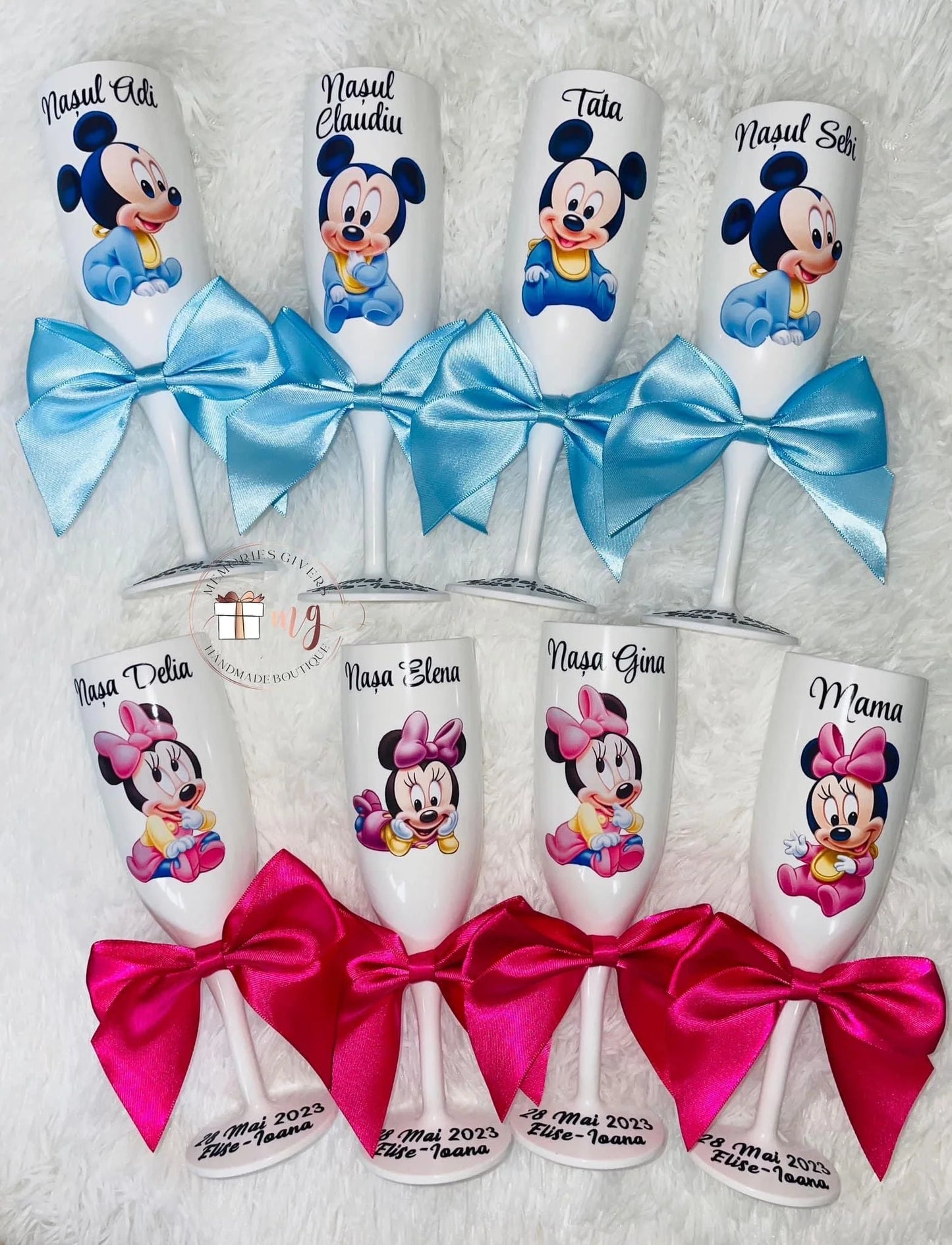 Pahare personalizate Botez