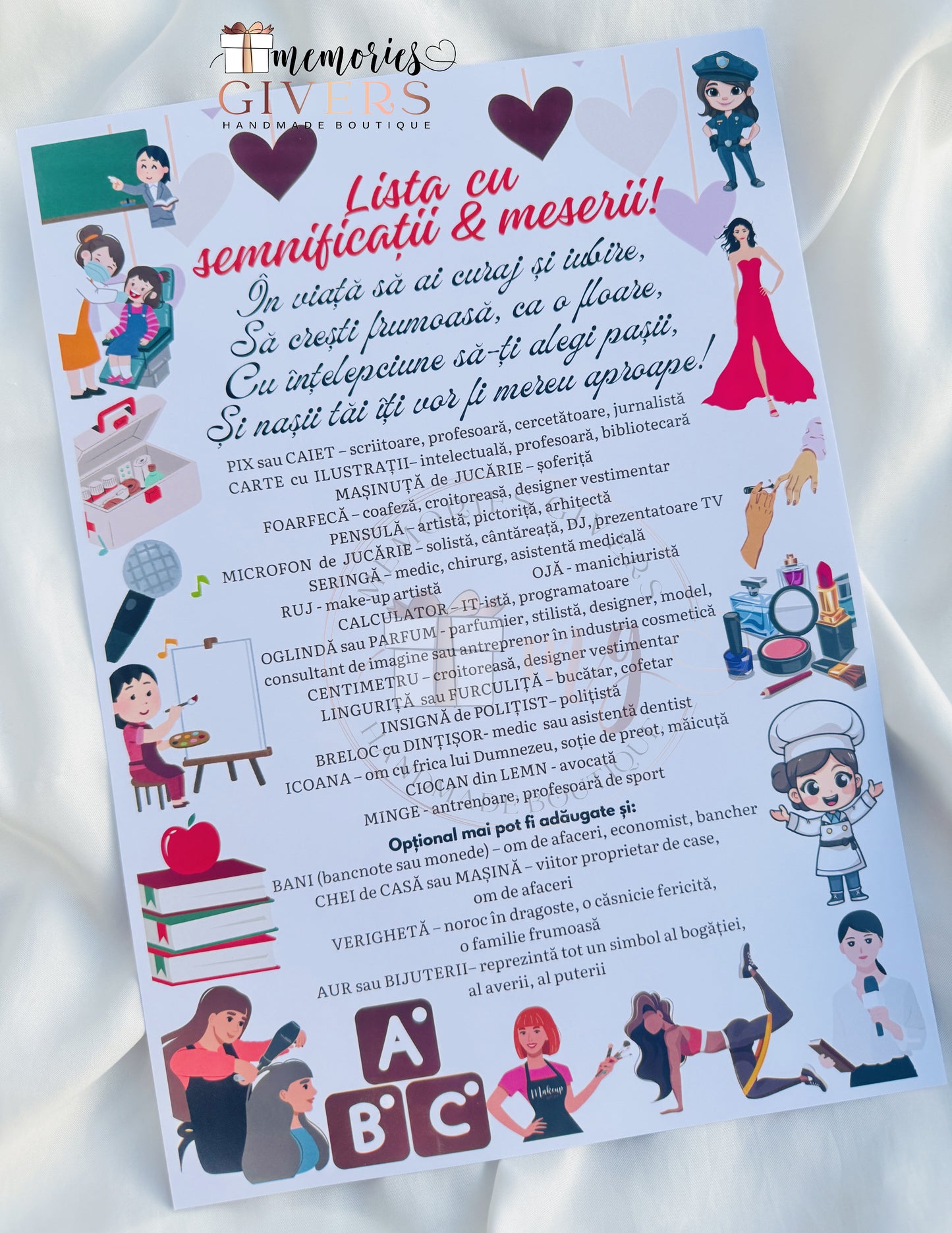 20 de obiecte ce se pun în tăvița pentru FETIȚĂ + semnificația lor