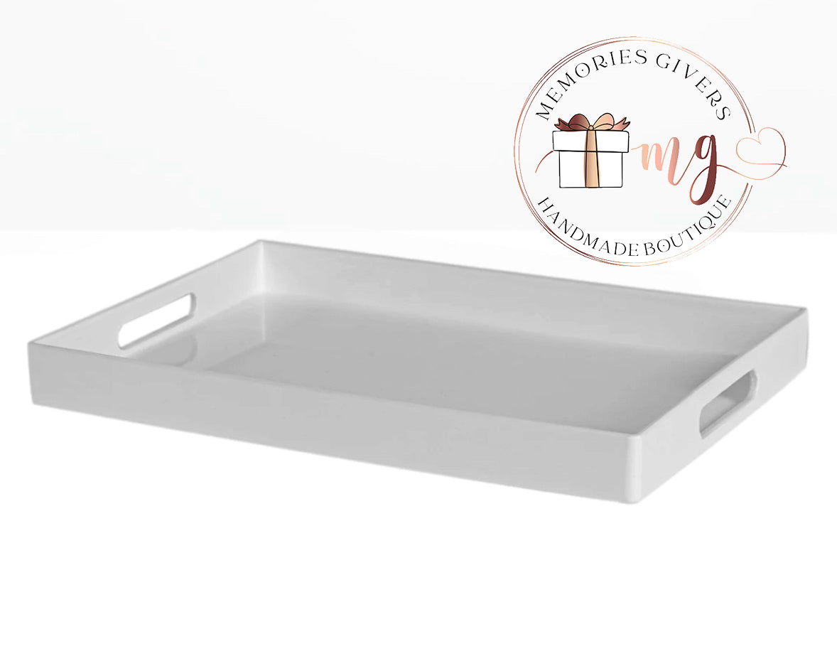 Tavă albă 34.5x25 cm