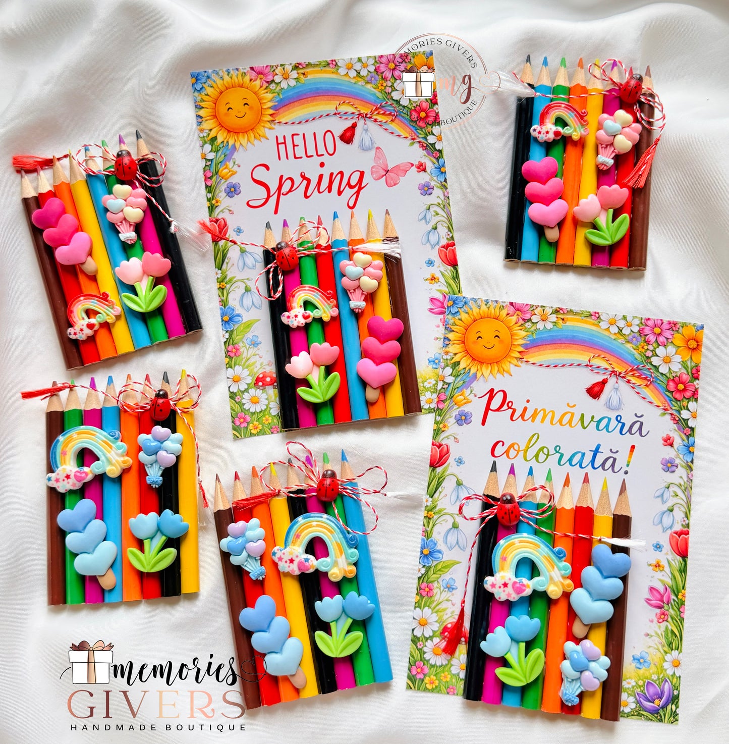 Magnet din creioane colorate