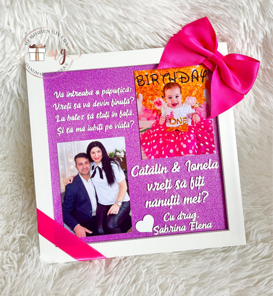 Tabloul cu poze și mesaj cu sau fără sticlă