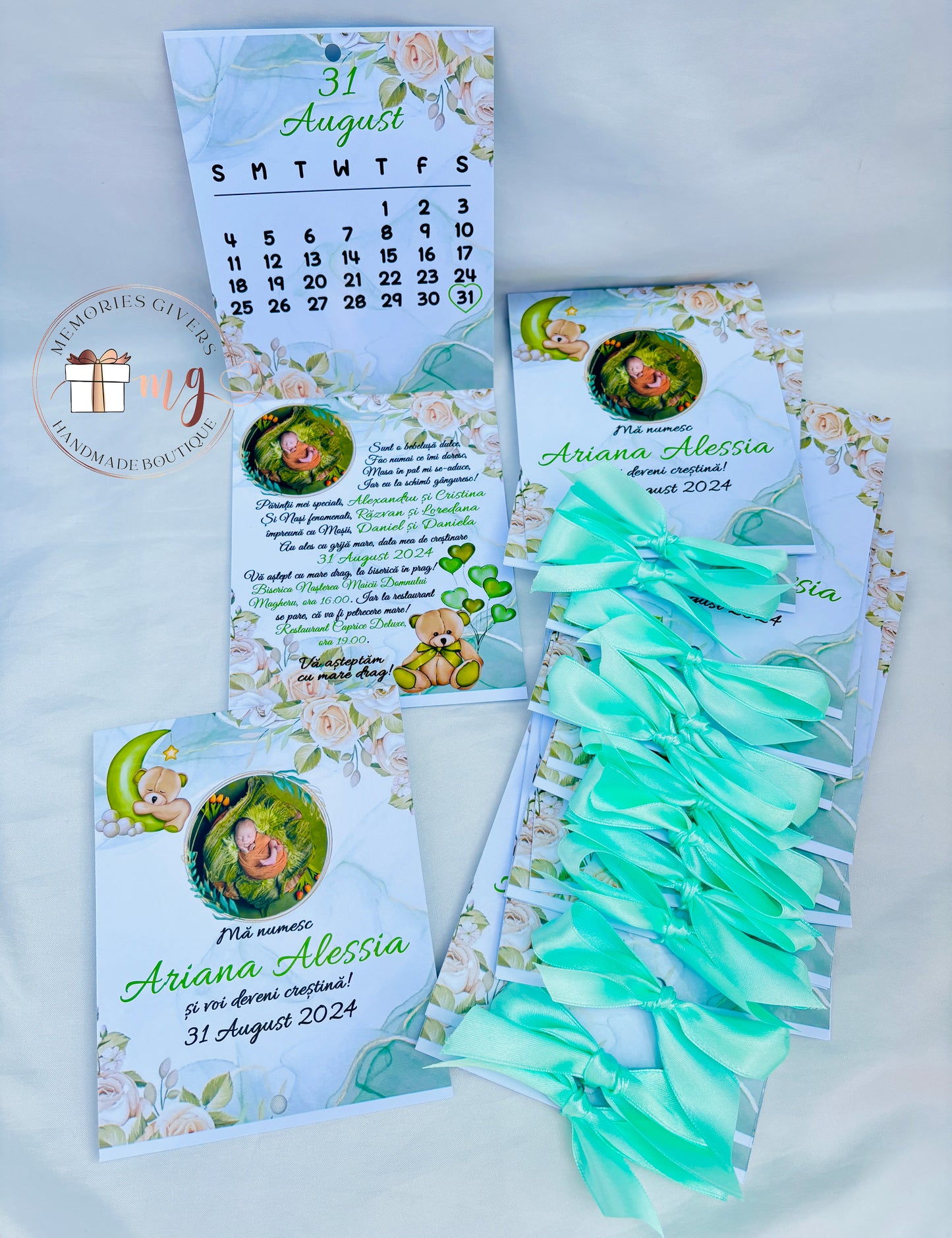 Invitație Botez - fetiță