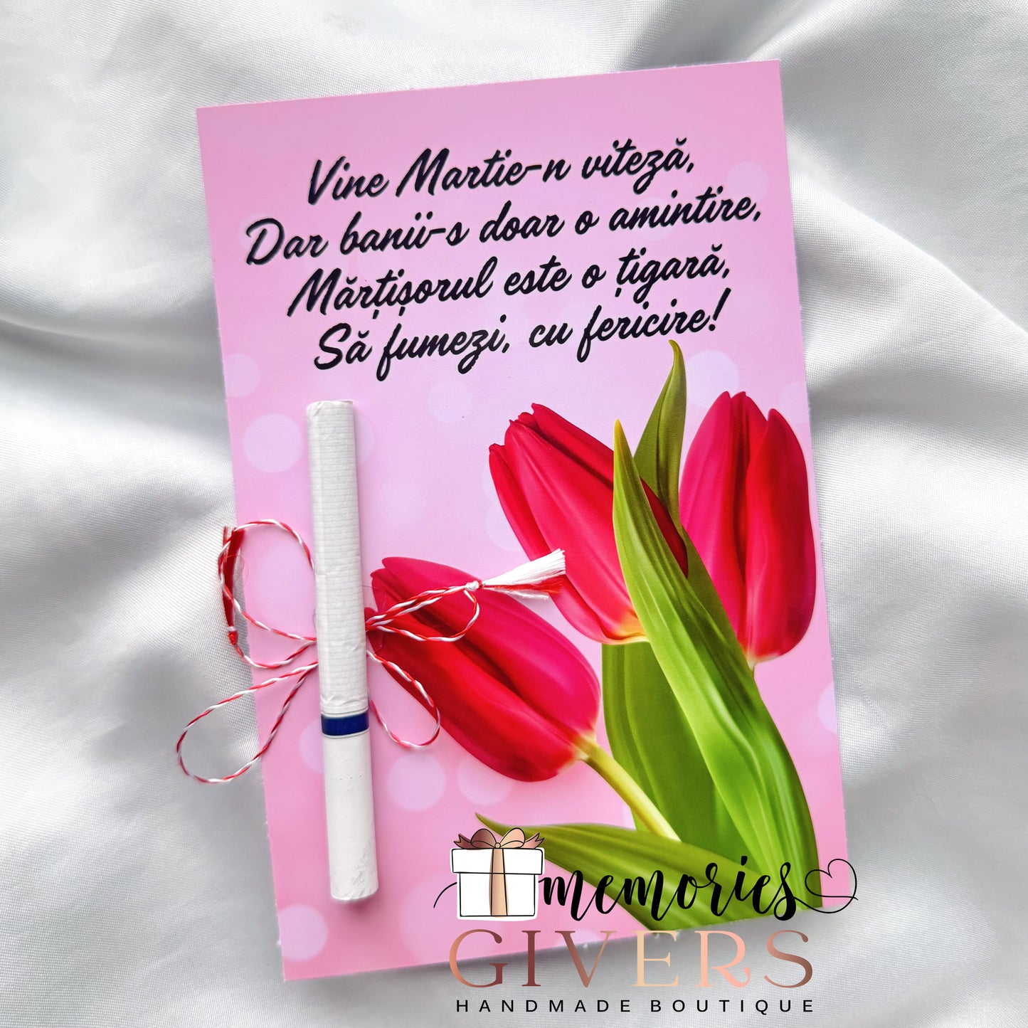 Mărțișor - Felicitare cu țigară