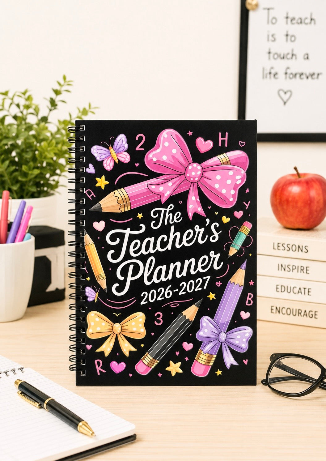 Agendă cu spirală - 100 de pagini 21 x 14.5 cm