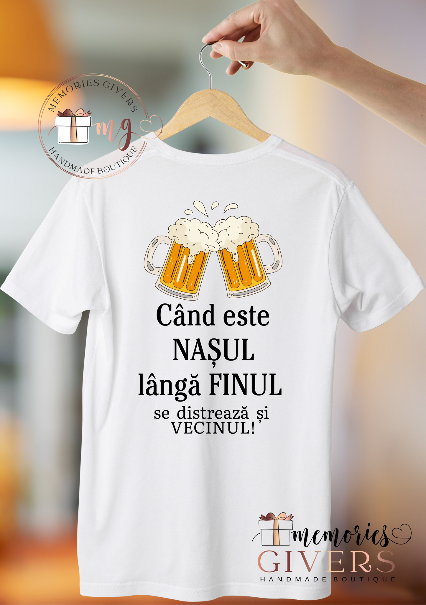 Tricou alb pentru NAȘ