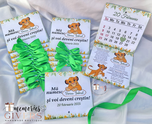 Invitație Botez - băiat