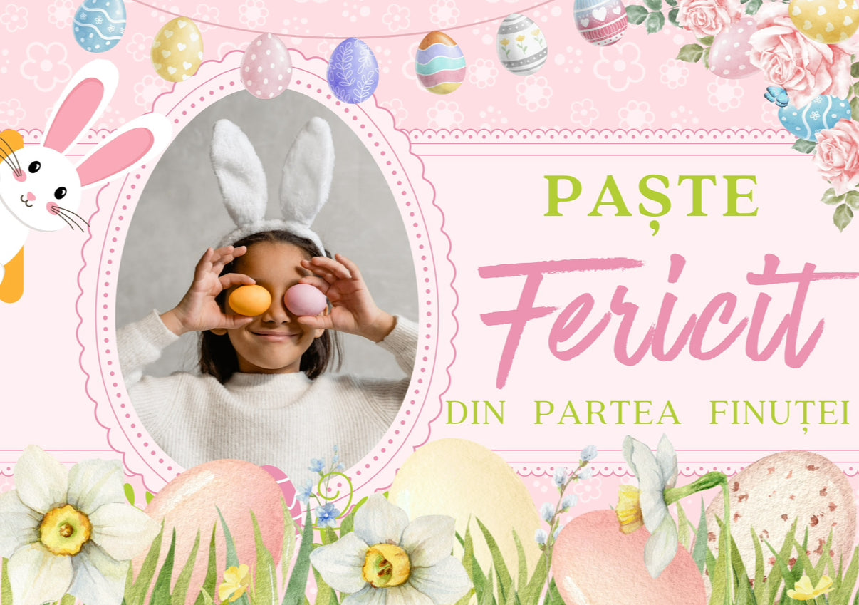 Magnet de frigider pentru Paște 15x10cm