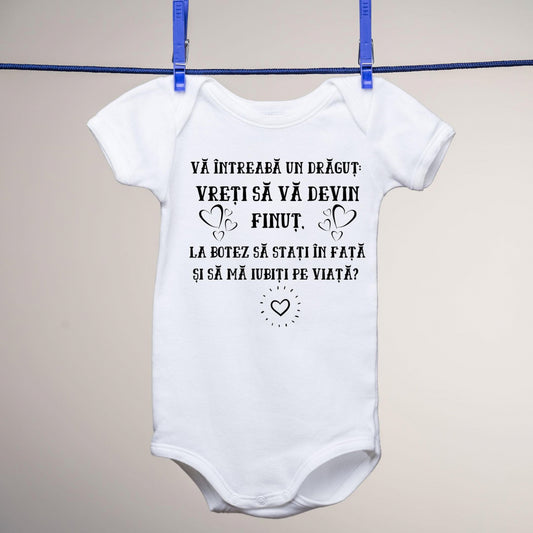 Body alb personalizat