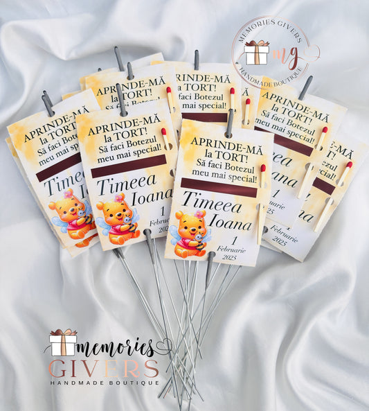 Artificii cu chibrit și scăpărici - model fetițe