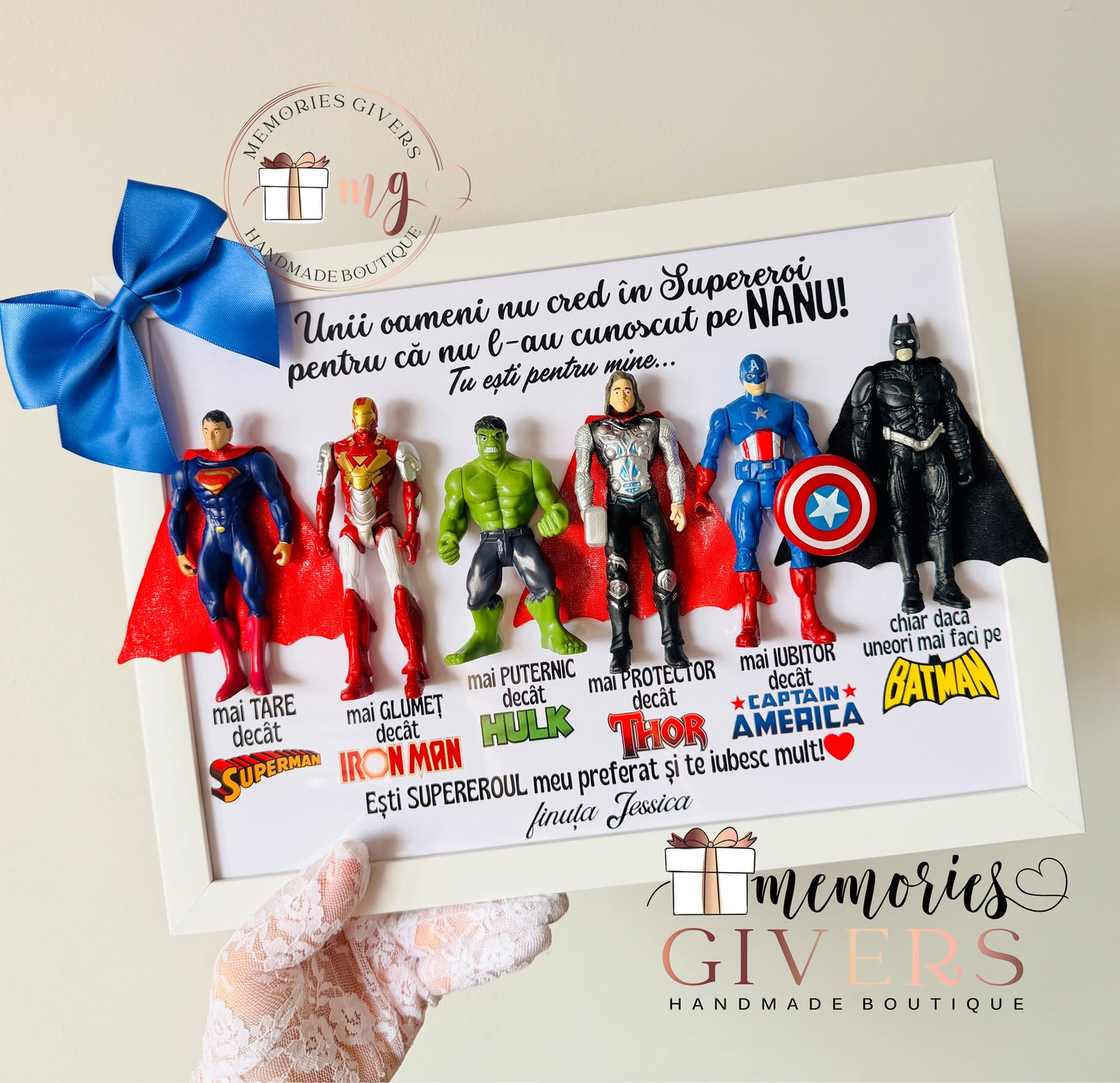 Tabloul A4 SuperEroi cu sau fără sticlă