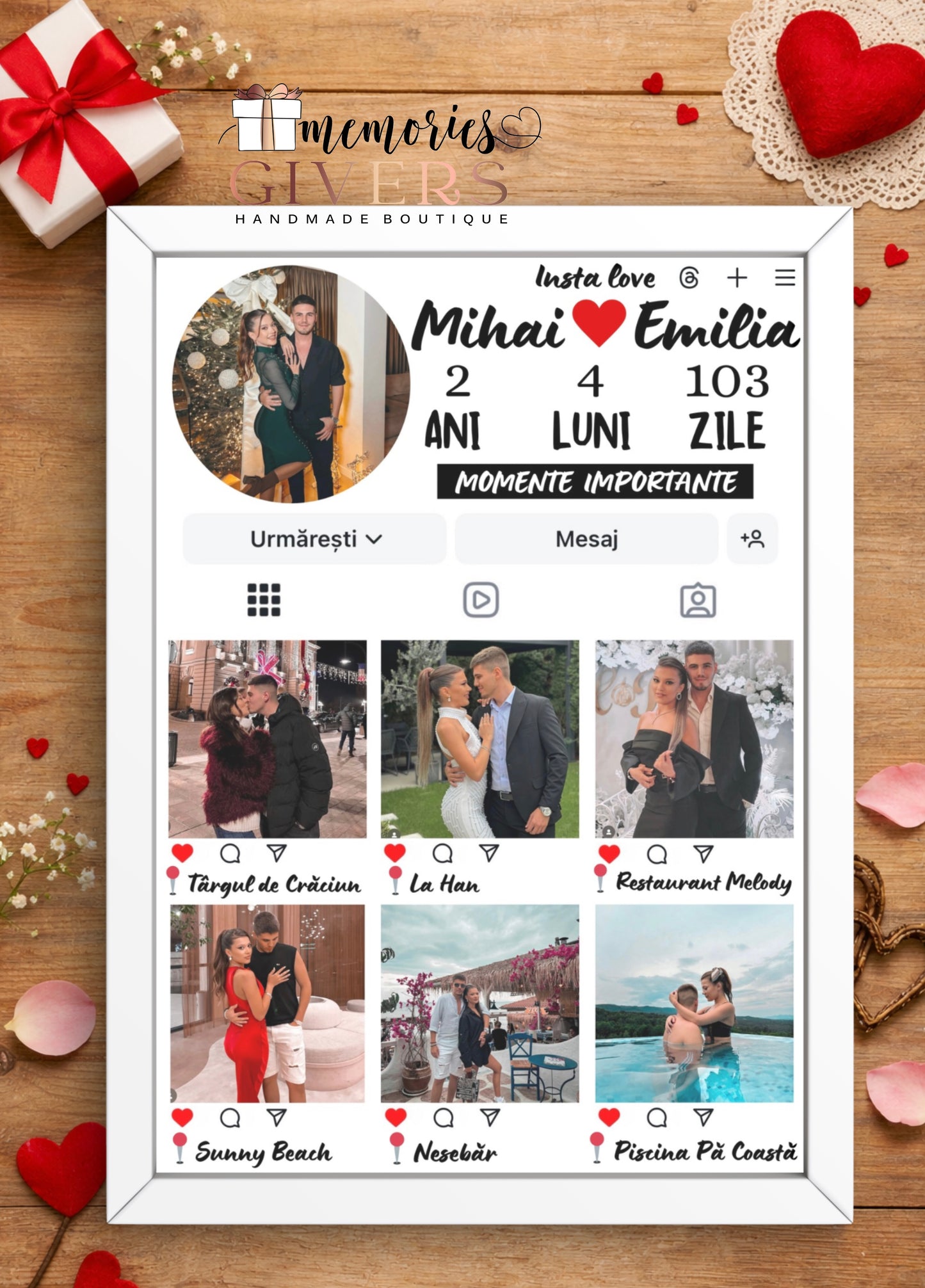 Tablou A4 "Insta love"