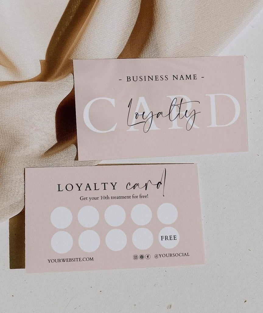 Loyalty Card 3.5x2 inch (8.89x5.08cm)