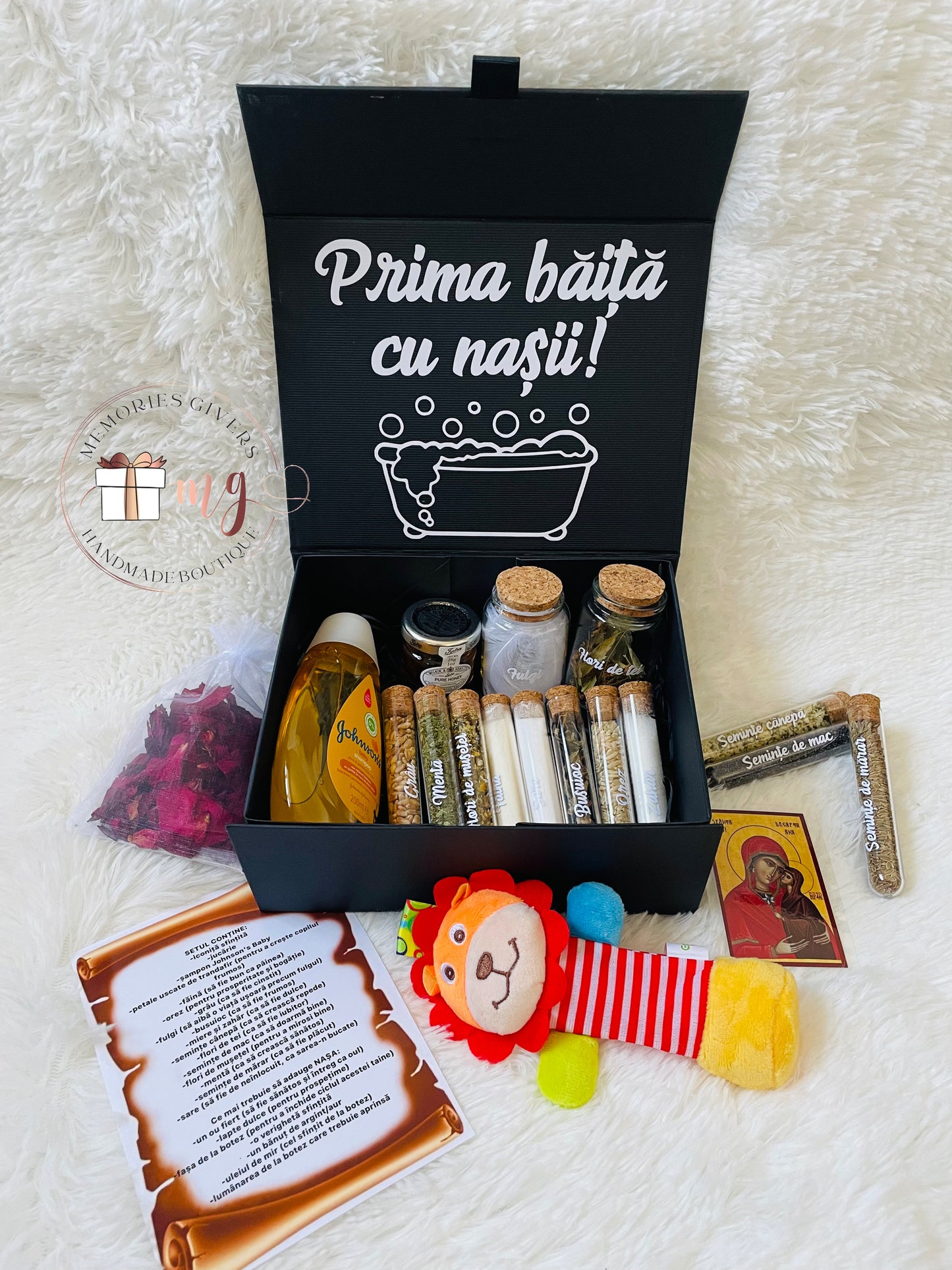 Set prima băiță după Botez fără hăinuțe