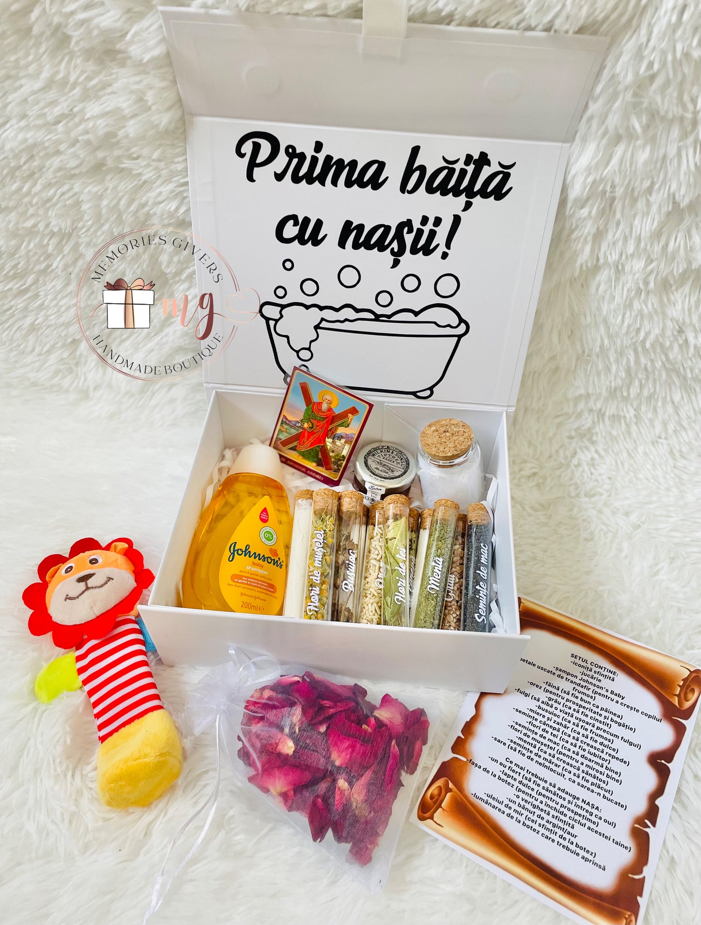 Set prima băiță după Botez fără hăinuțe