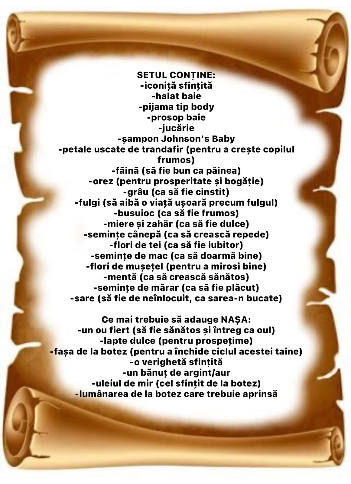 Set galben prima băiță după Botez cu hăinuțe personalizate sau simple