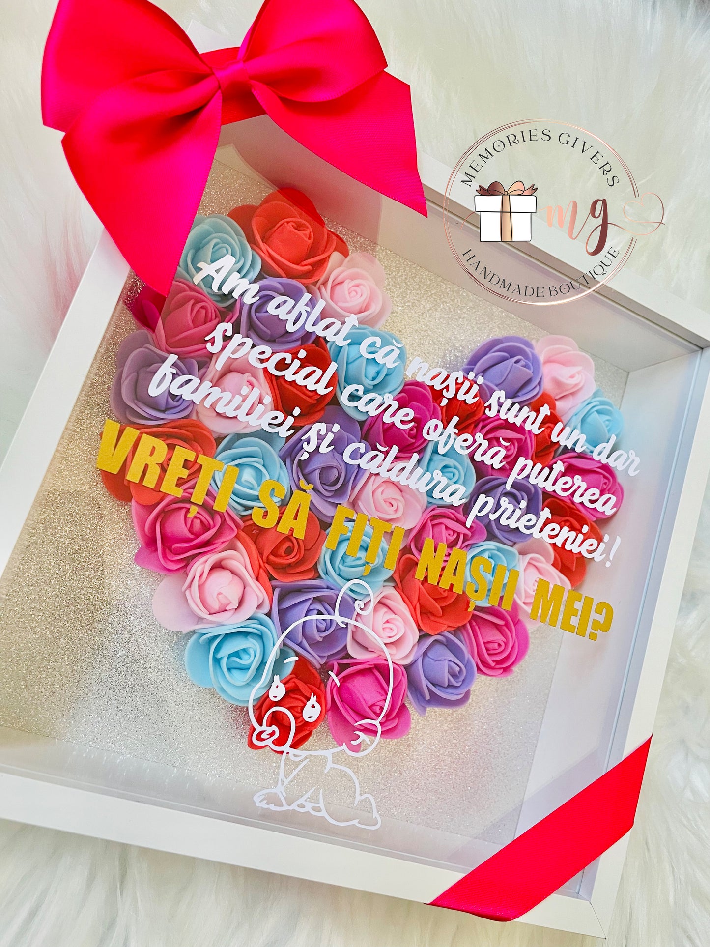 Tablou cu trandafiri cu sau fără sticlă