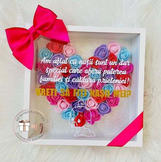 Tablou cu trandafiri cu sau fără sticlă