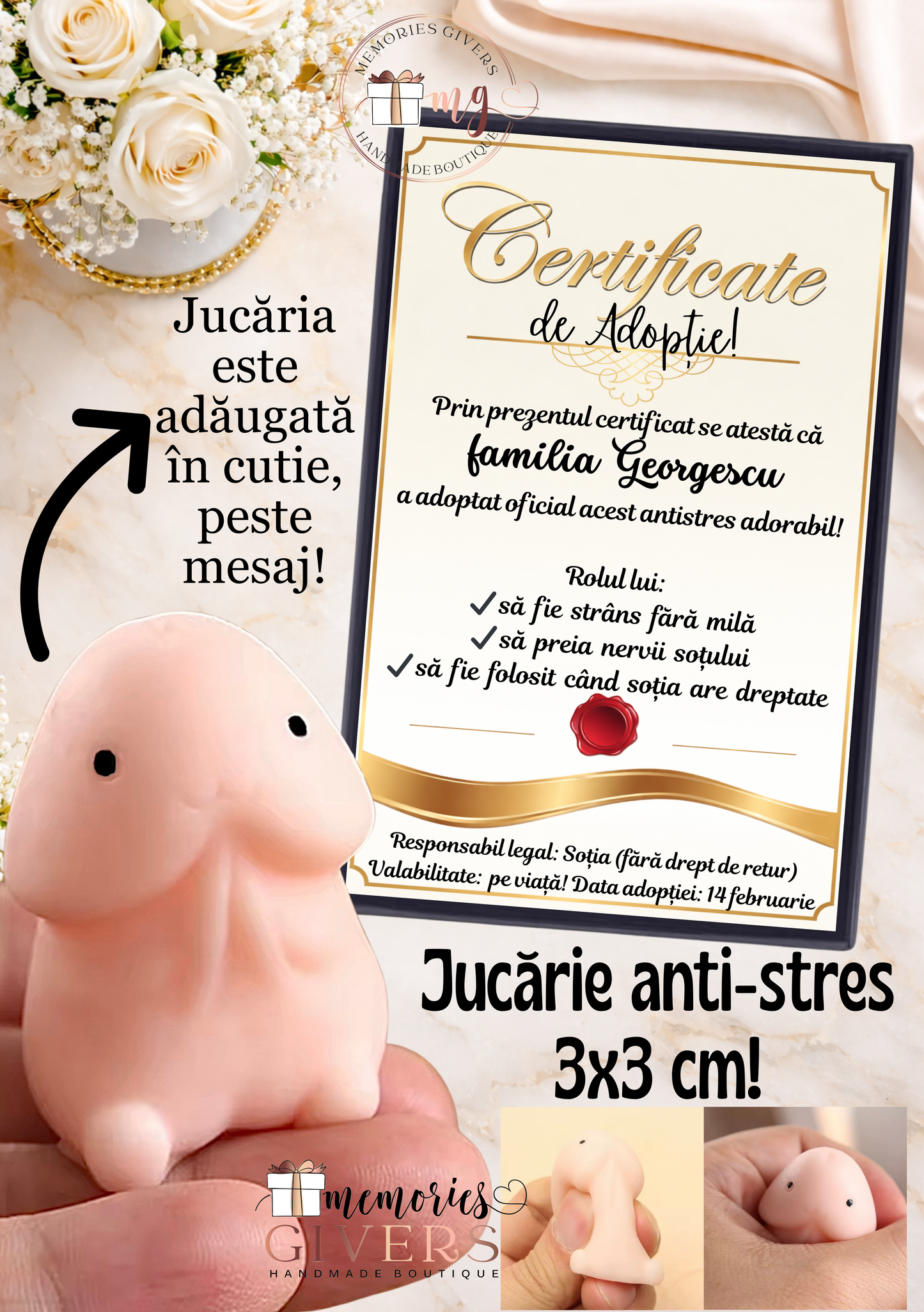 Cutie cu jucărie Anti-Stres🔞 (video real după poza principală)