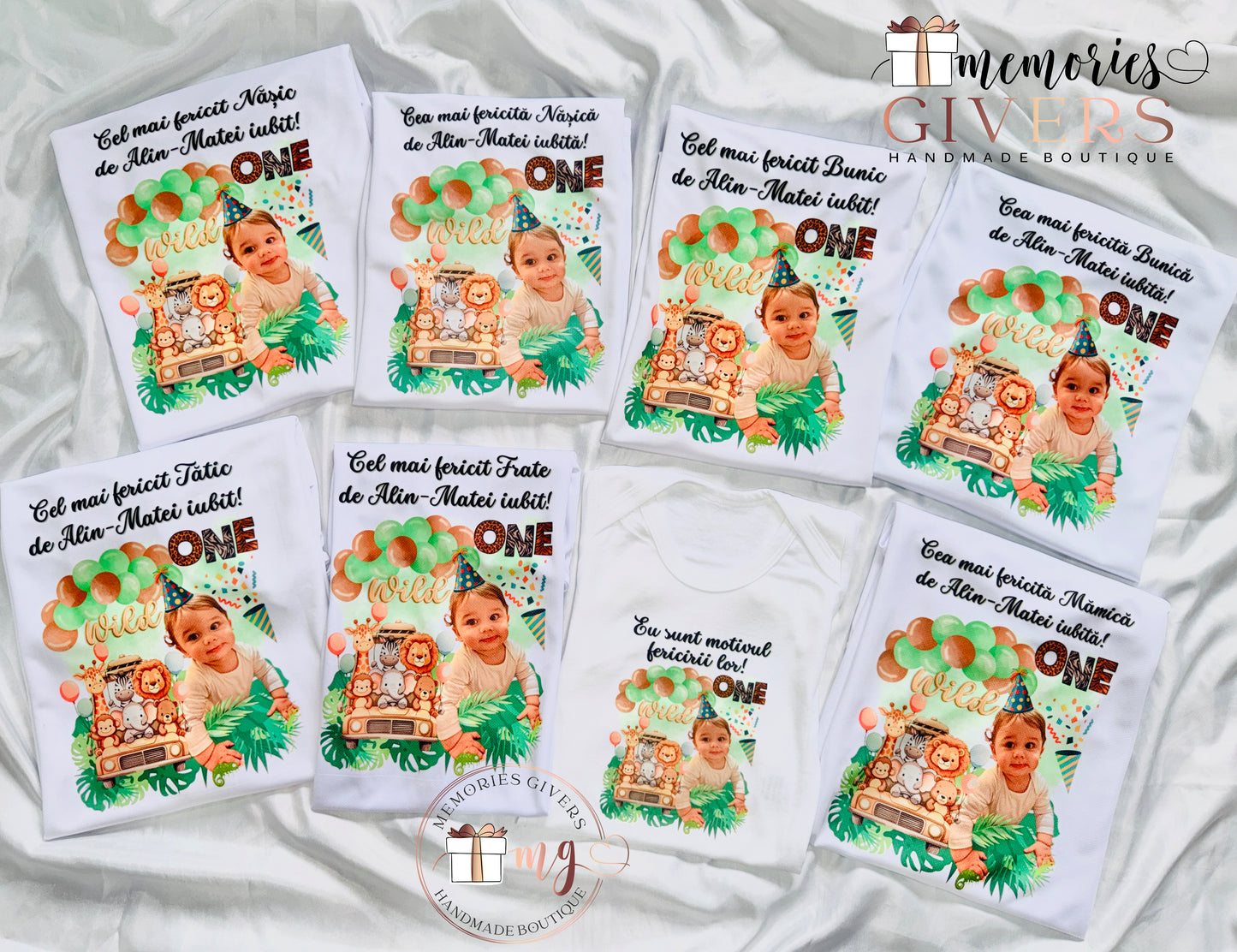 Tricouri personalizate pentru întreaga familie