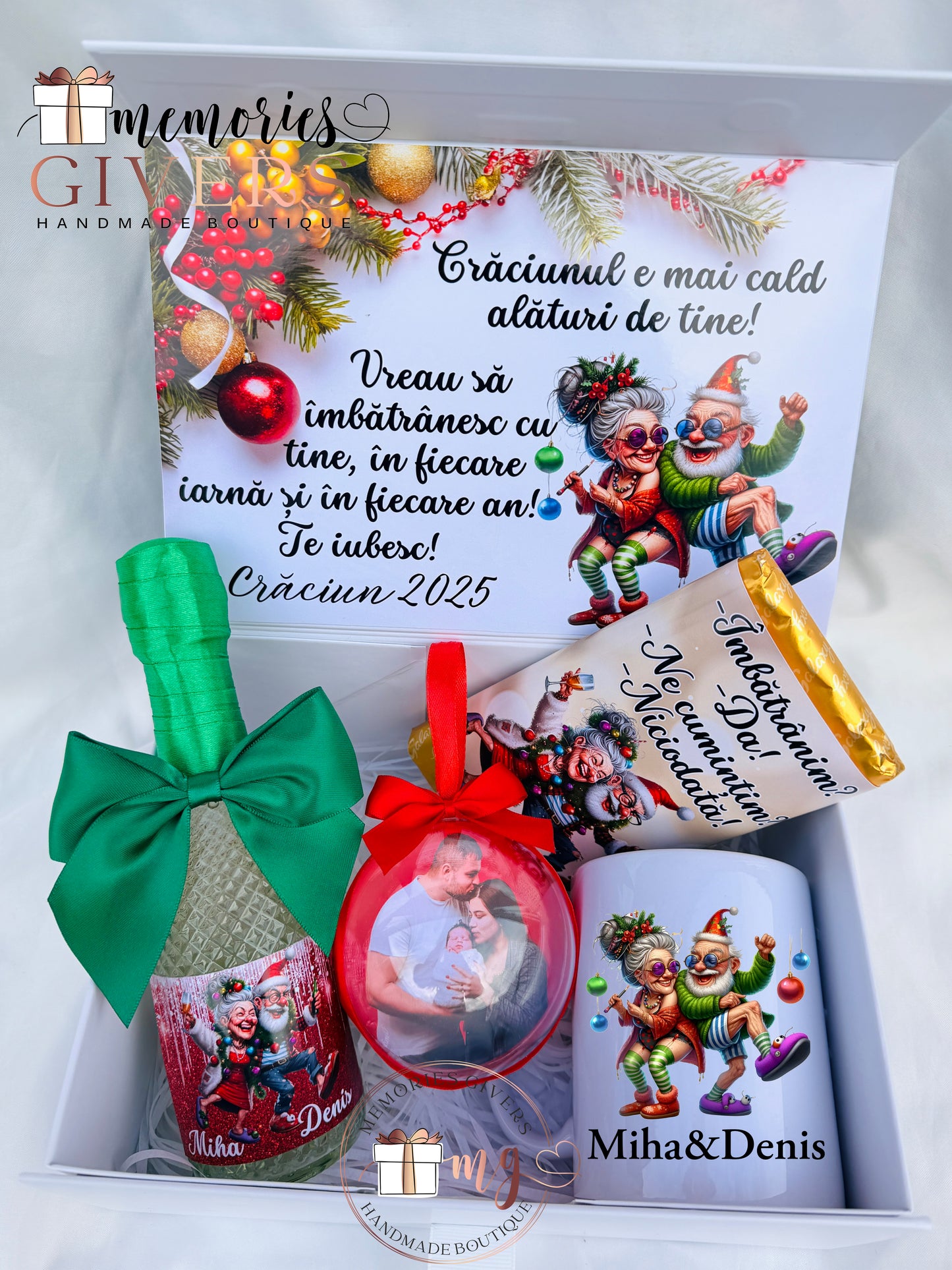 Cutie, cană și ciocolată pentru partener/ă