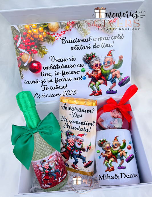 Cutie, cană și ciocolată pentru partener/ă