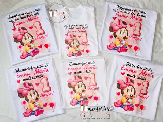 Tricouri personalizate pentru întreaga familie