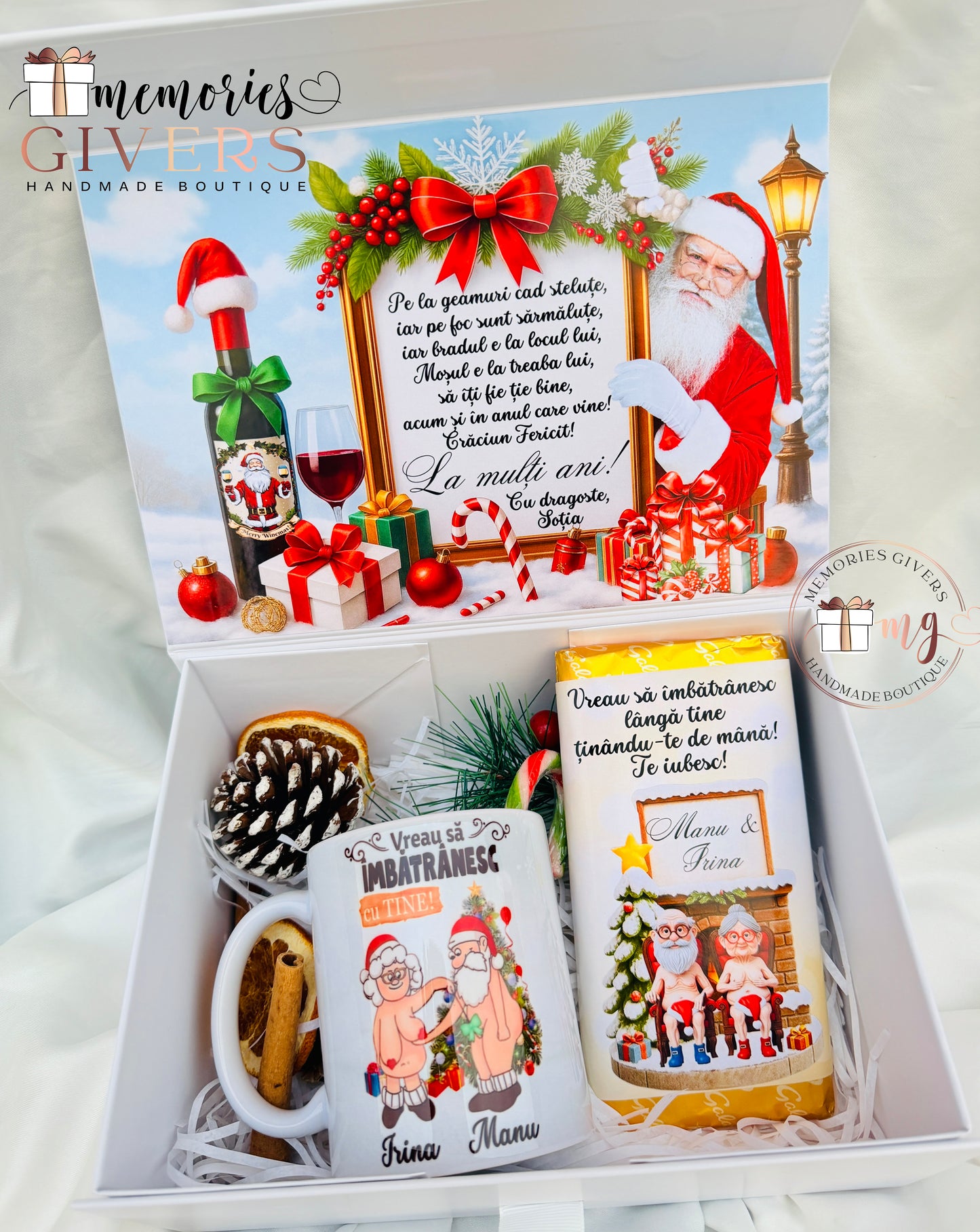 Cutie, cană și ciocolată pentru partener/ă