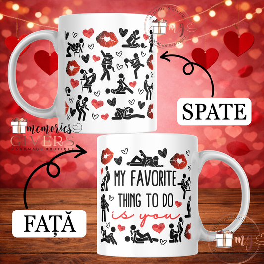 Cană pentru Valentine's Day 🔞