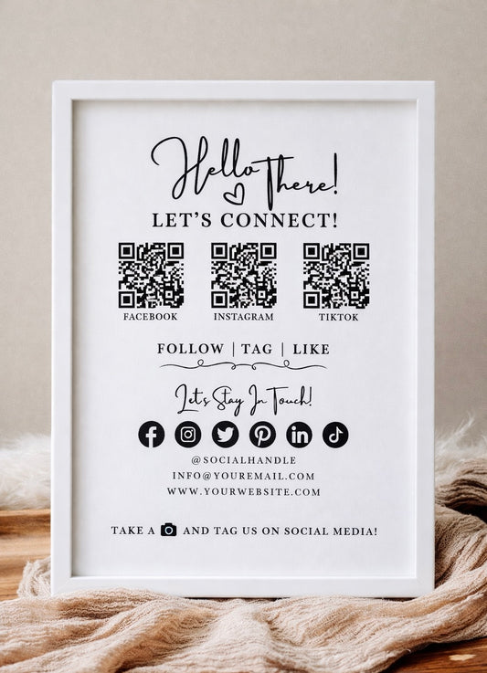 Let's connect -tablou sau flyere-