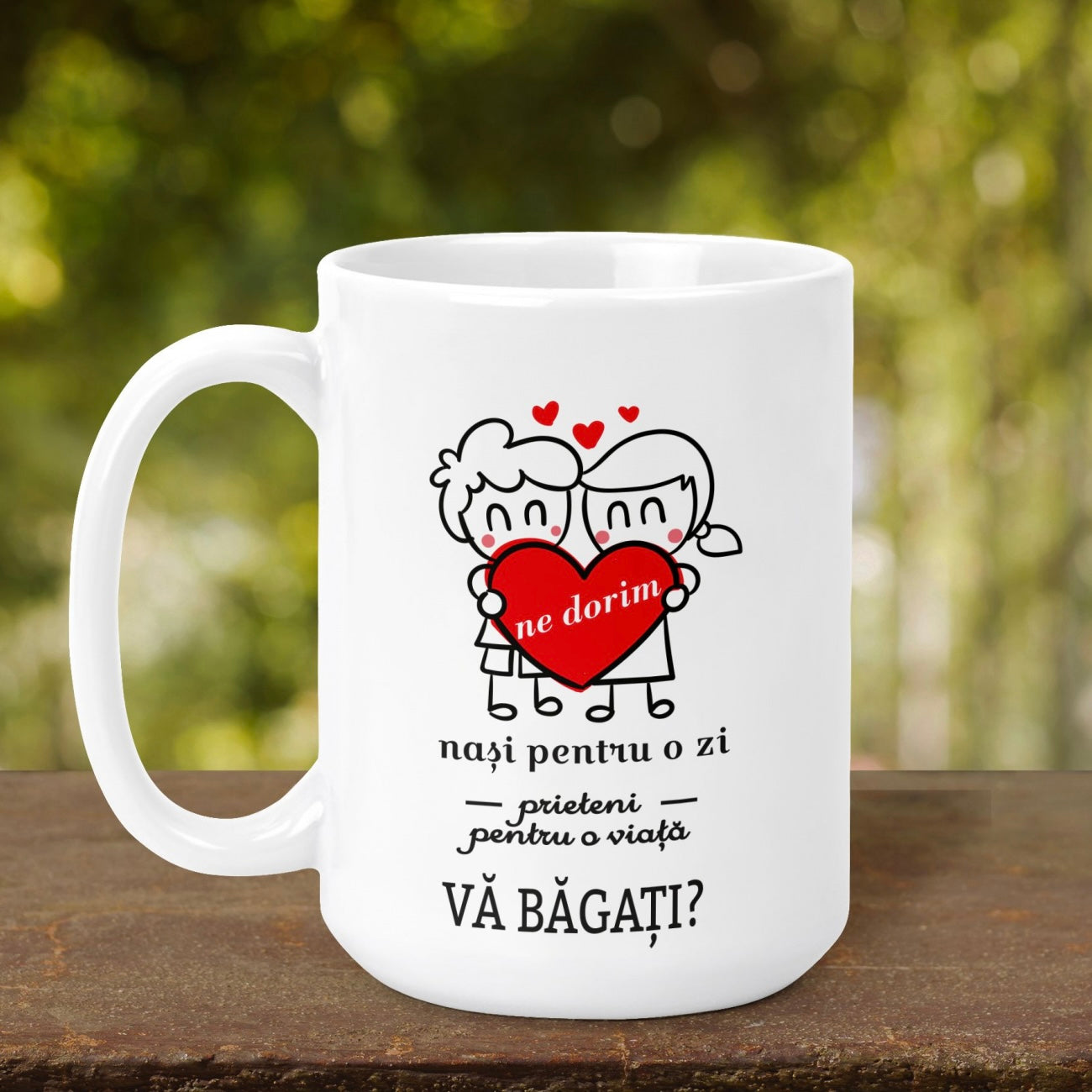 Căni personalizate pentru Nașii de Cununie