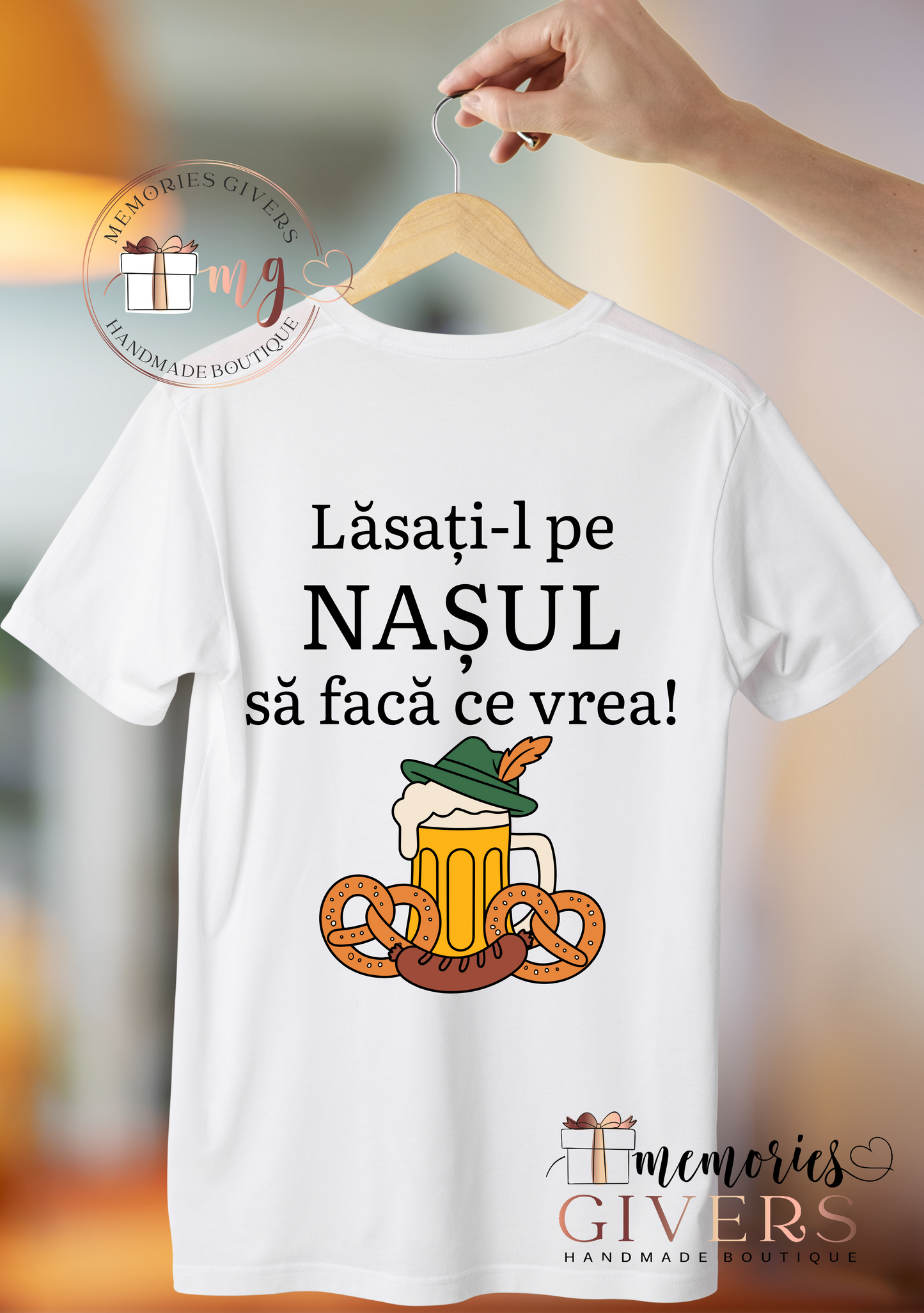 Tricou alb pentru NAȘ