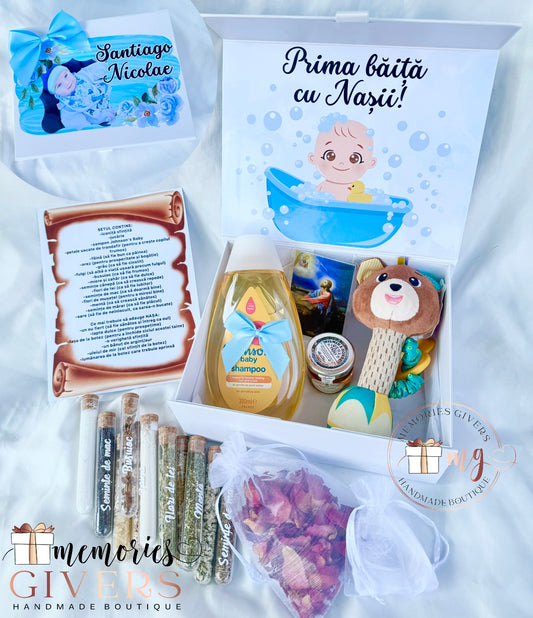 Set prima băiță după Botez fără hăinuțe