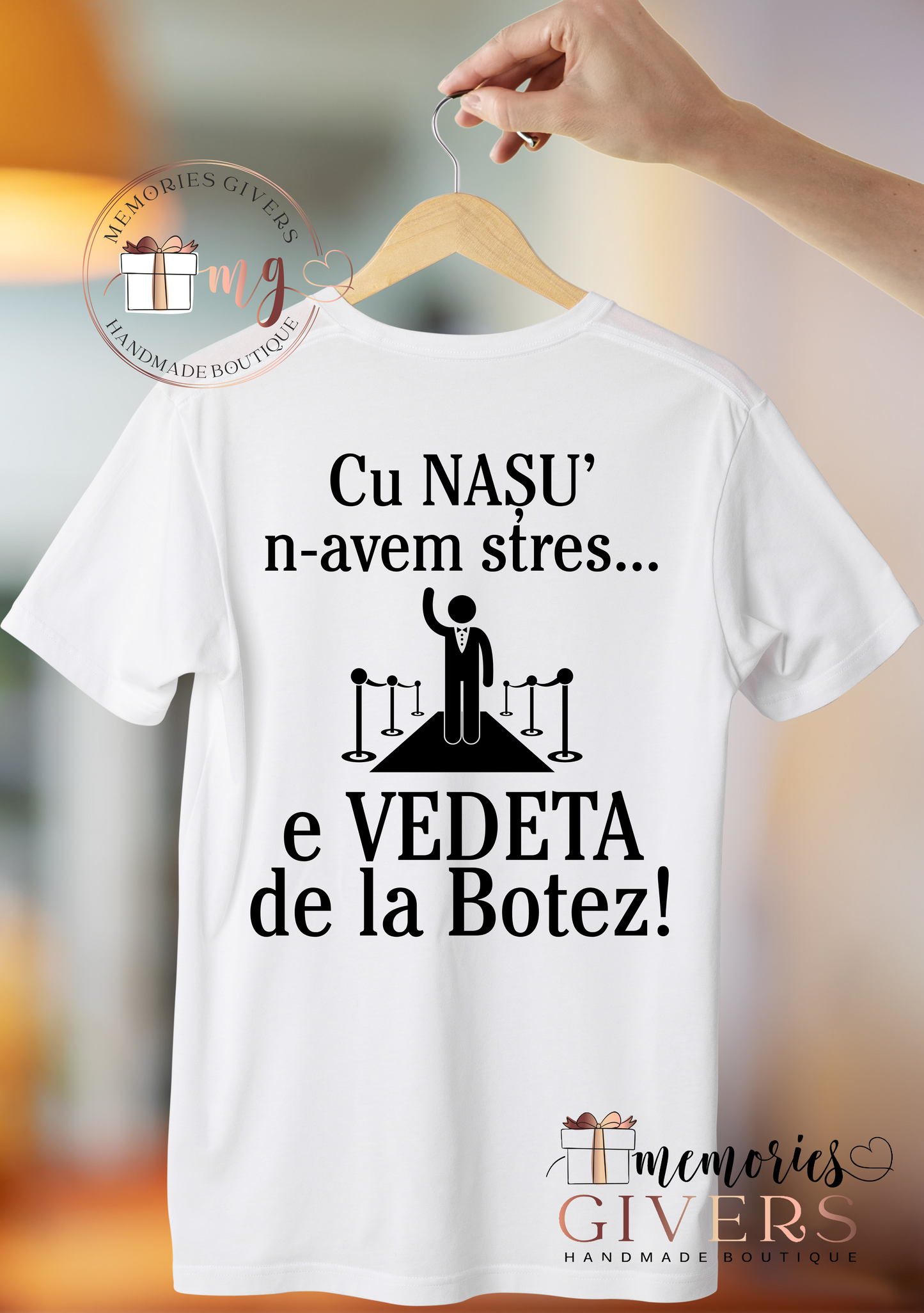Tricou alb pentru NAȘ