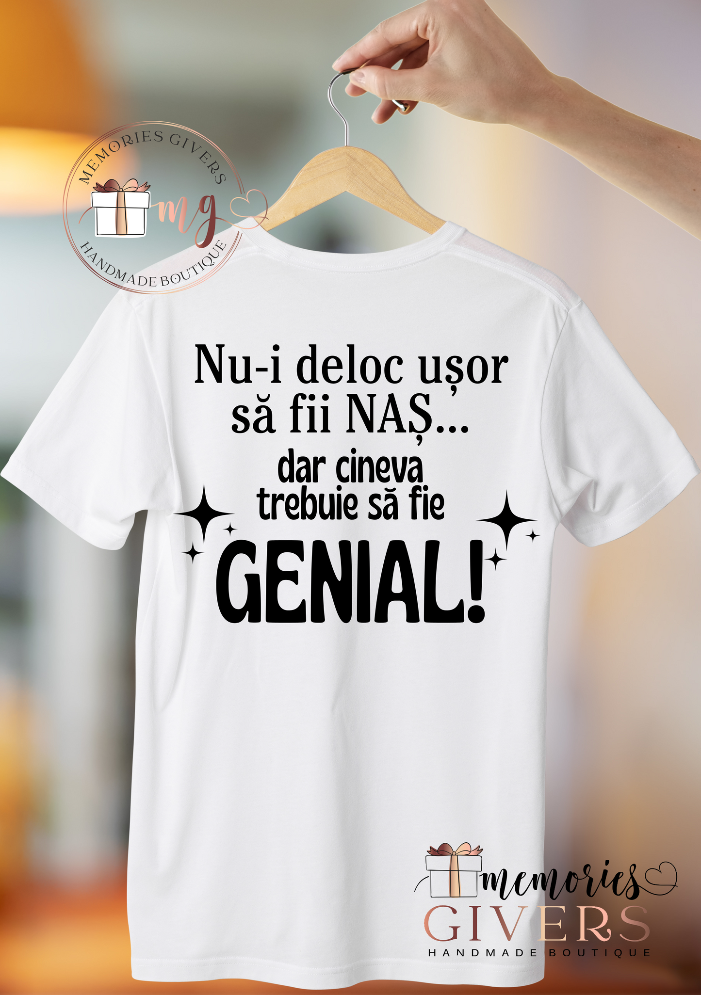 Tricou alb pentru NAȘ
