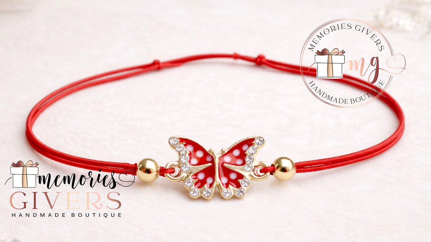 Brățară elastică ajustabilă pentru fetiță - FLUTURAȘ