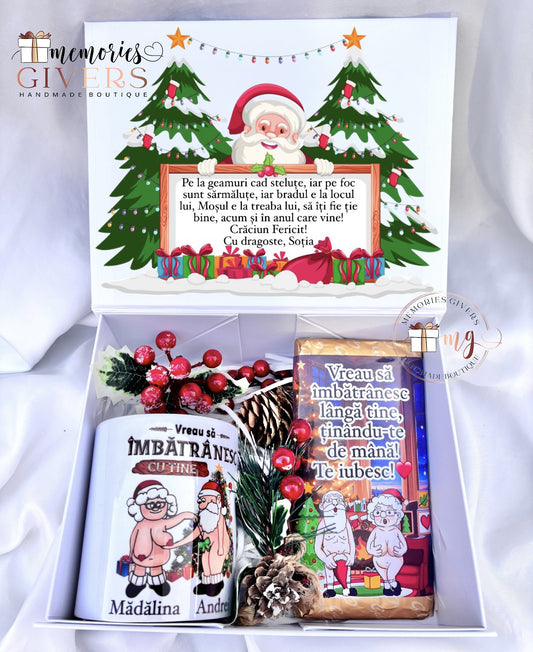 Cutie, cană și ciocolată pentru partener/ă