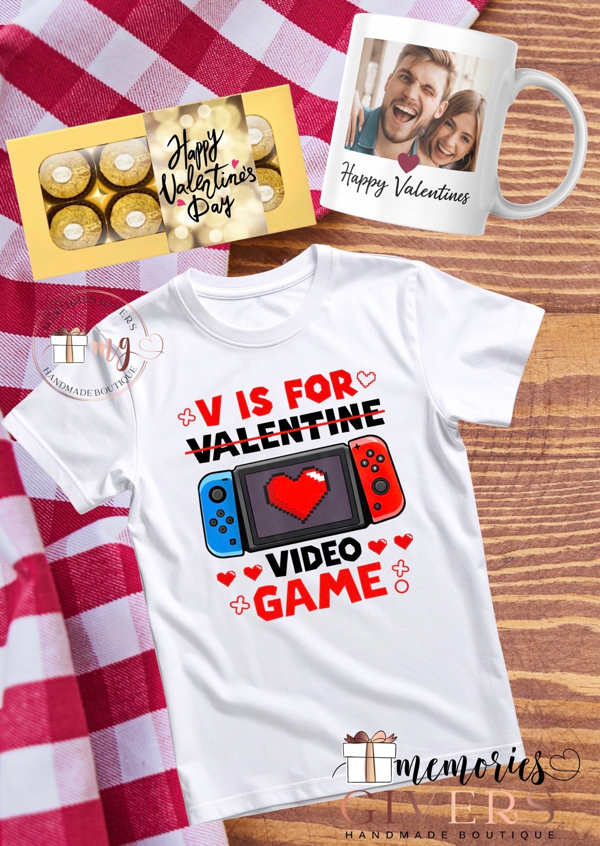 Tricou, cană & ciocolată/Prosecco