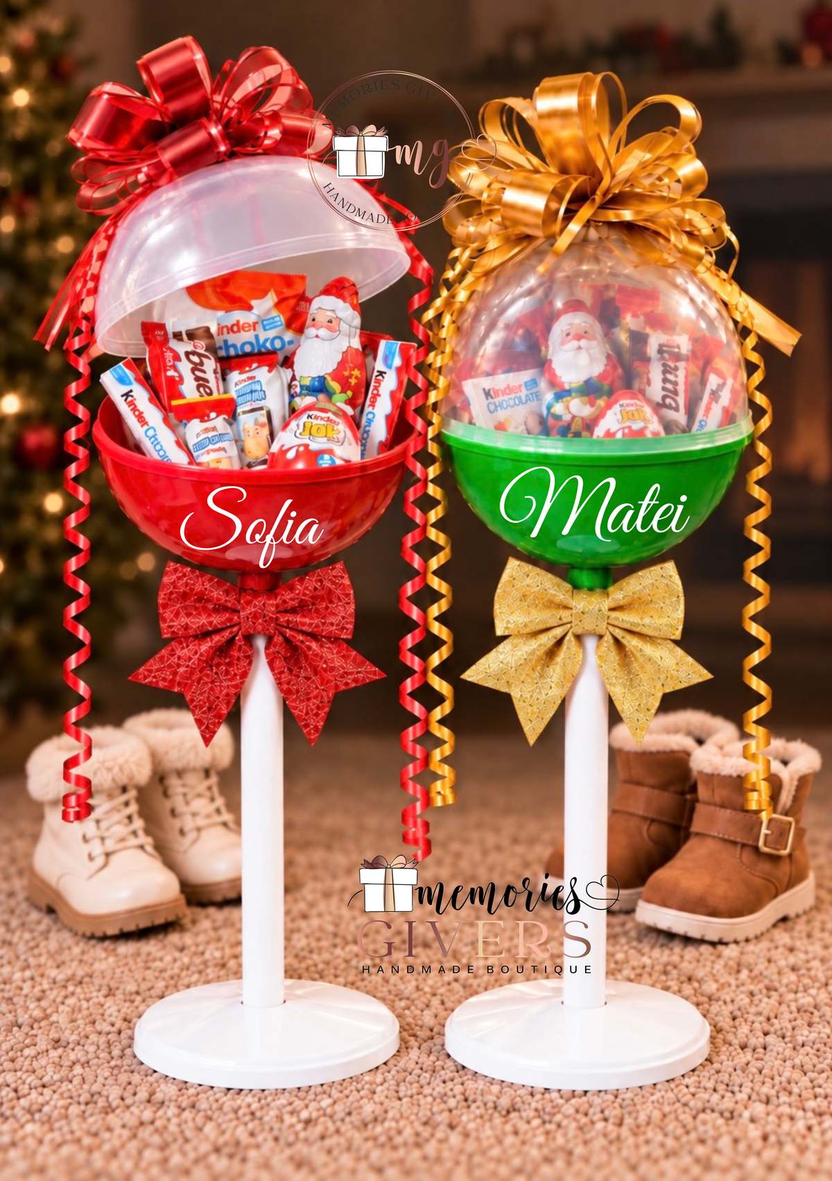 🍭 Lollipop 60cm, pentru dulciuri și personalizat cu nume