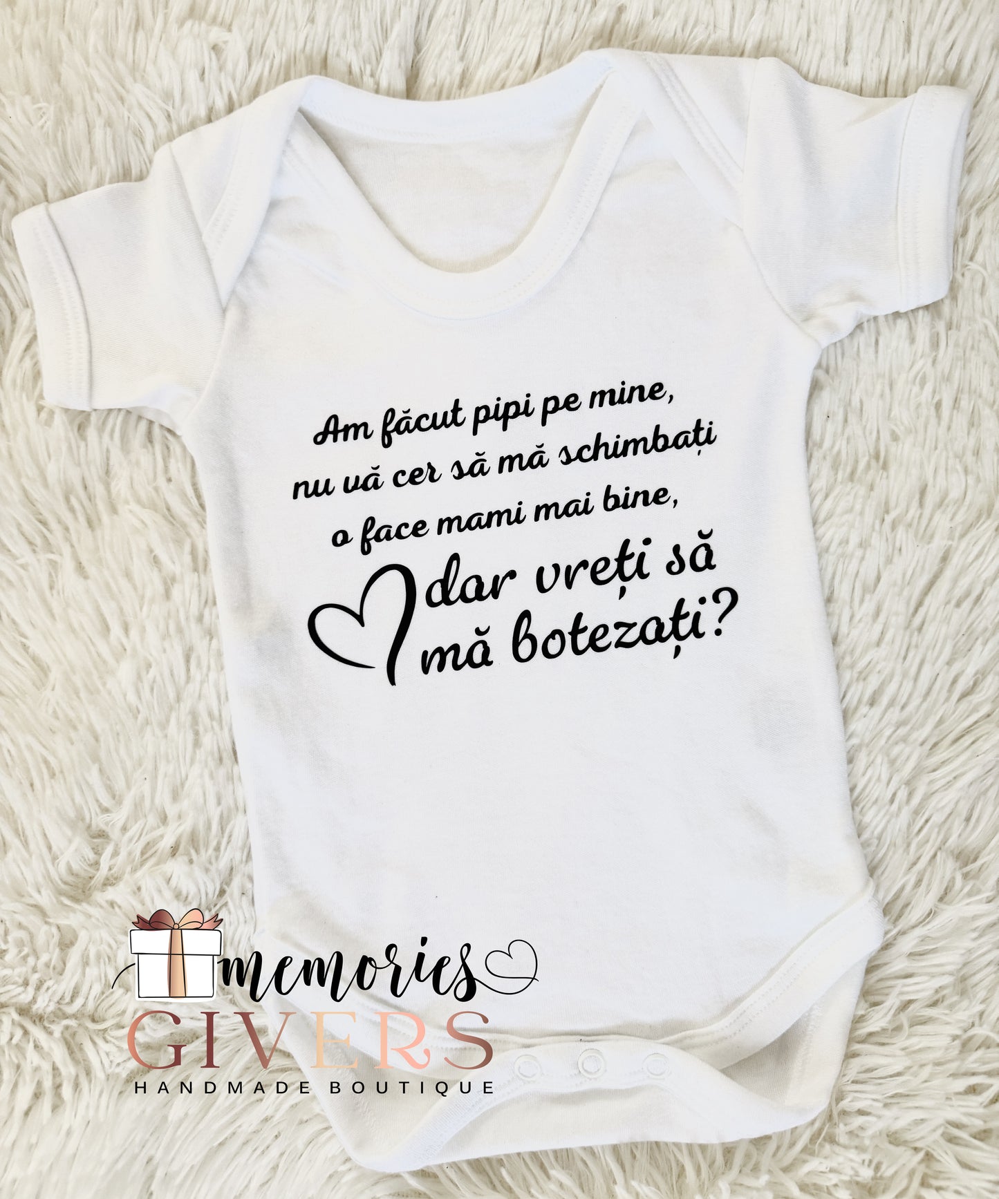Body alb personalizat
