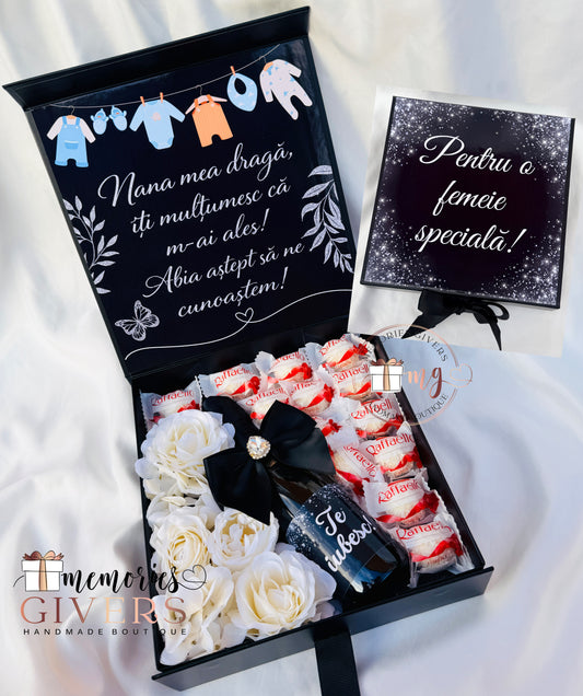 Cutie cu Prosecco și ciocolată