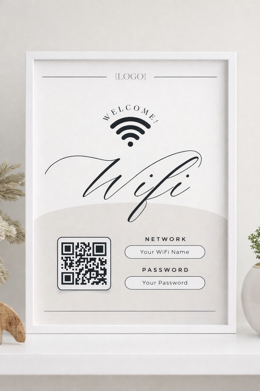 Wifi Sign -tablou sau flyere-