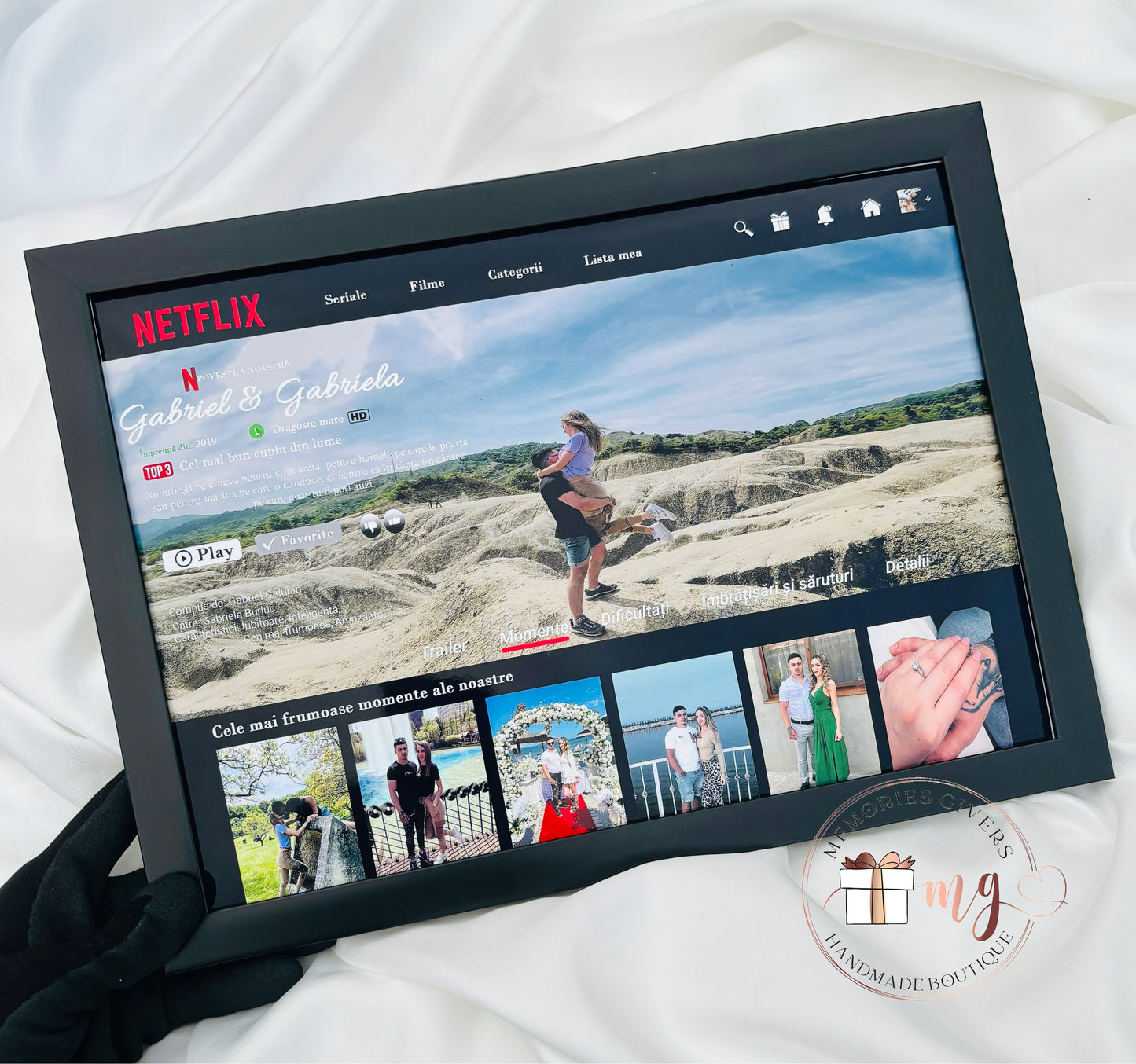 Tablou A4 cu povestea voastră NETFLIX