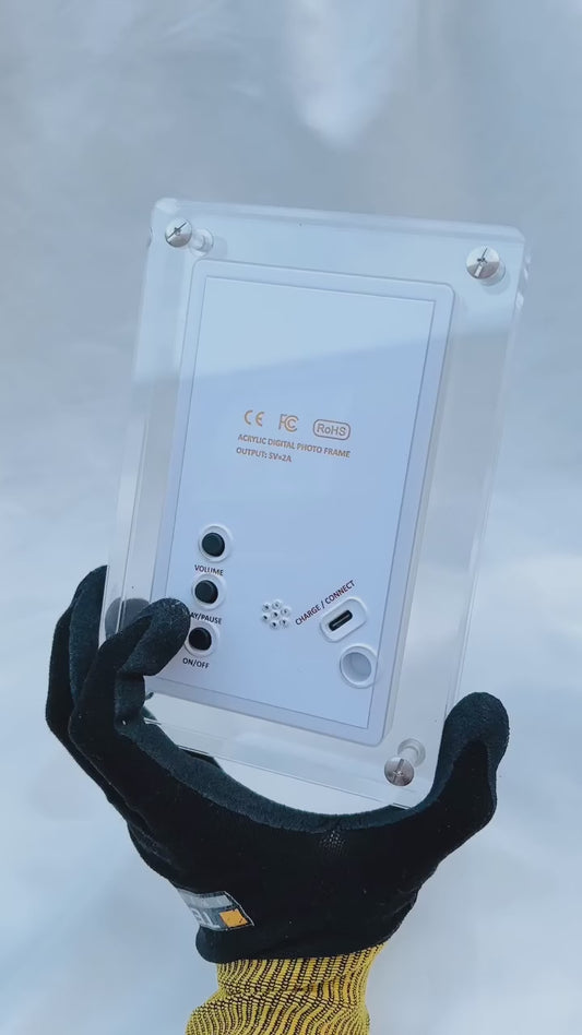 Ramă digitală cu poze/videoclipuri & muzică